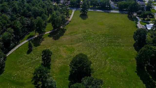 bird's eye view with a rural view