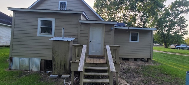 110 Hines St, Diboll, TX 75941 - back of property with a yard
