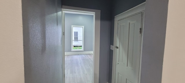 110 Hines St, Diboll, TX 75941 - hall with wood finished floors and baseboards