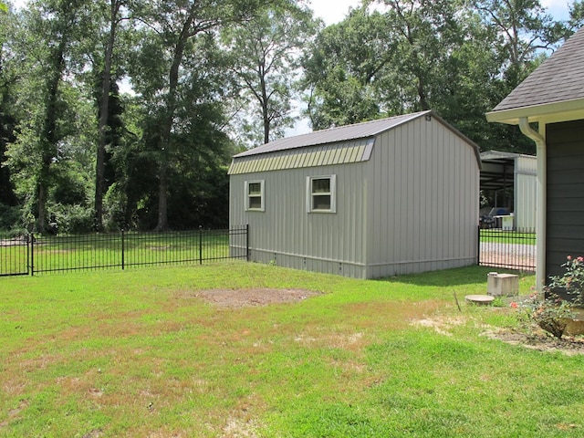 1208 Leslie Ln, Lufkin, TX 75901 - view of yard featuring an outdoor structure