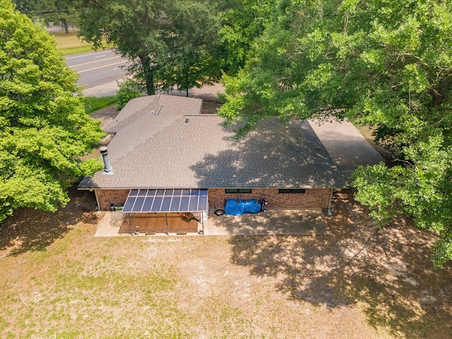 drone / aerial view