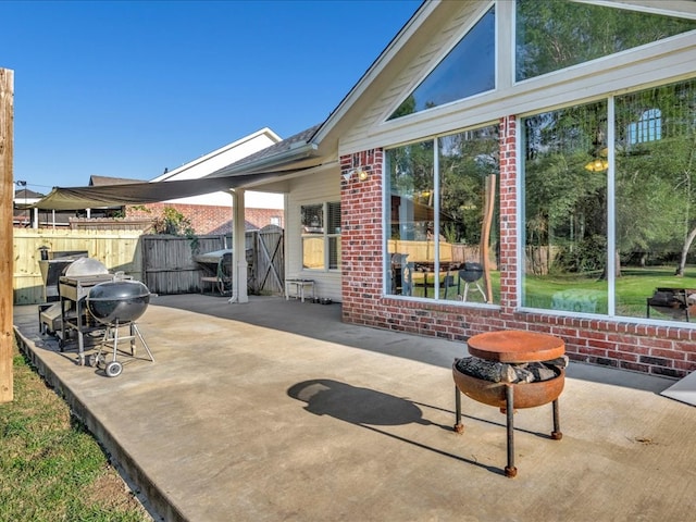 view of patio