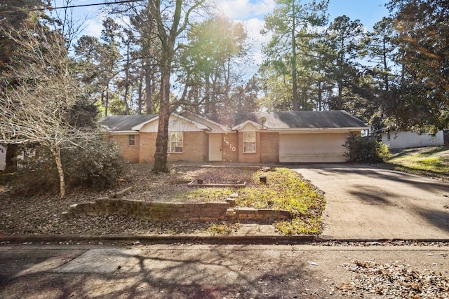 ranch-style house with a garage