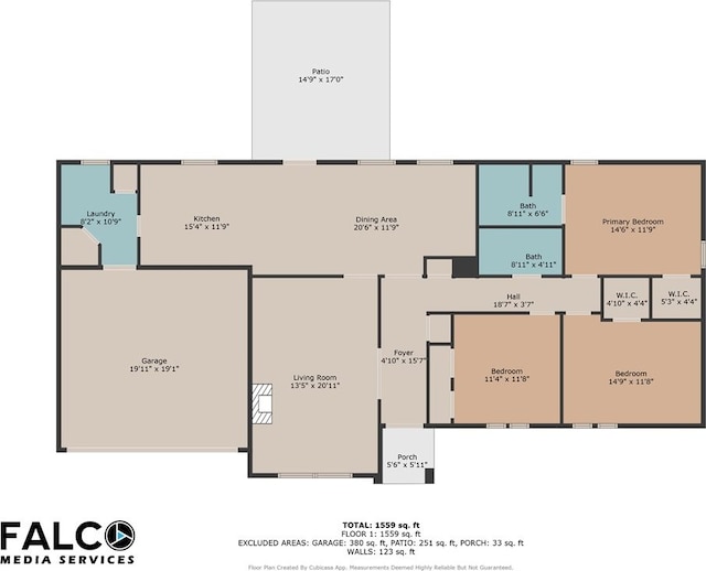 1504 Azalea Dr, Lufkin, TX 75904 - floor plan / room layout