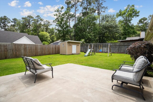 1504 Azalea Dr, Lufkin, TX 75904 - view of patio with a playground