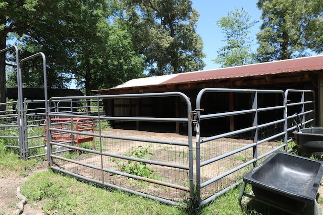 view of stable