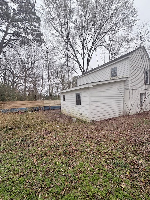 view of side of property