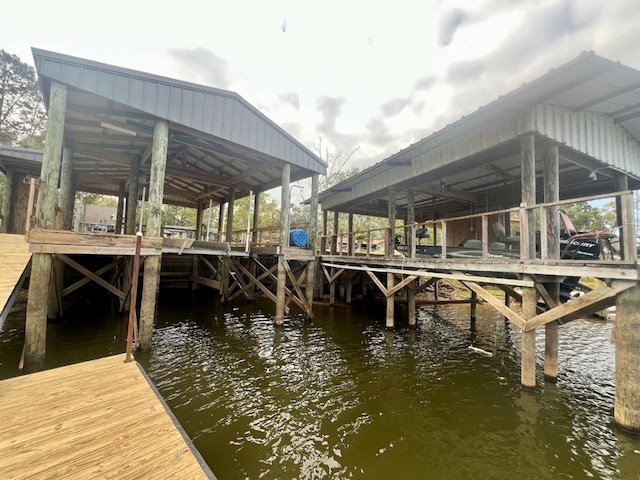 419 Pinemont Dr, Hemphill, TX 75948 - dock area with a water view