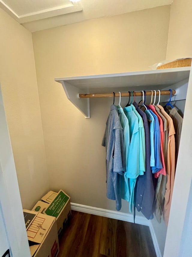 view of closet