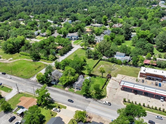 618 Frank St, Lufkin, TX 75904 - aerial view of residential area with a heavily wooded area