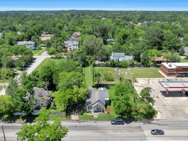 618 Frank St, Lufkin, TX 75904 - drone / aerial view of a heavily wooded area