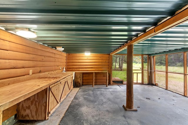 194 Woodsedge Dr, Brookeland, TX 75931 - view of unfurnished sunroom