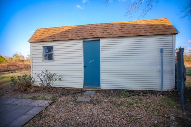 view of outbuilding