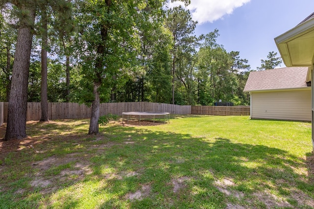 181 Rustic Pines Dr, Lufkin, TX 75904 - view of yard with a trampoline