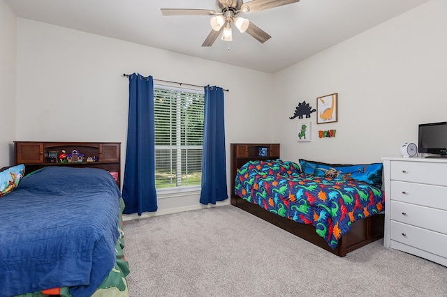 181 Rustic Pines Dr, Lufkin, TX 75904 - bedroom with carpet, ceiling fan, and baseboards