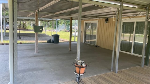 view of patio / terrace with a deck