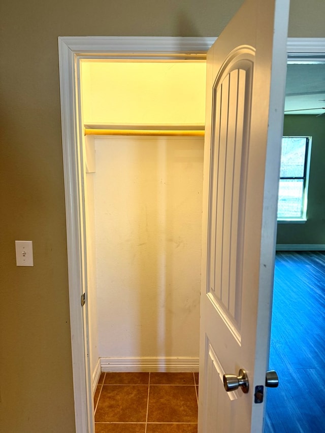 view of closet