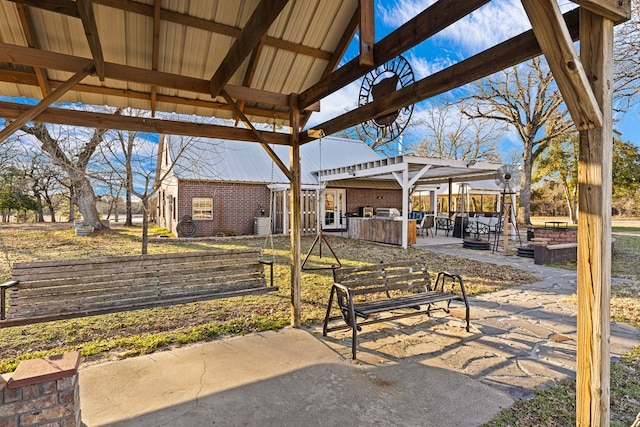 view of patio