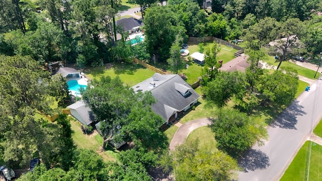1514 Spanish Moss Dr, Lufkin, TX 75904 - aerial view of property's location with a pool area