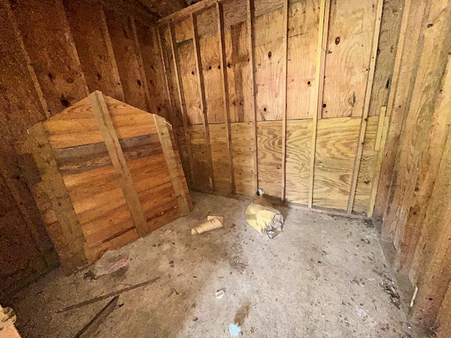 view of storage room