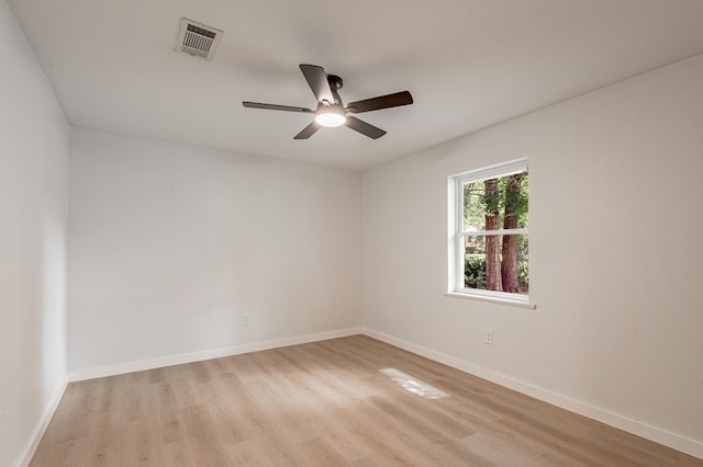 1311 Walnut Bend Dr, Lufkin, TX 75904 - unfurnished room featuring light wood-style floors and ceiling fan