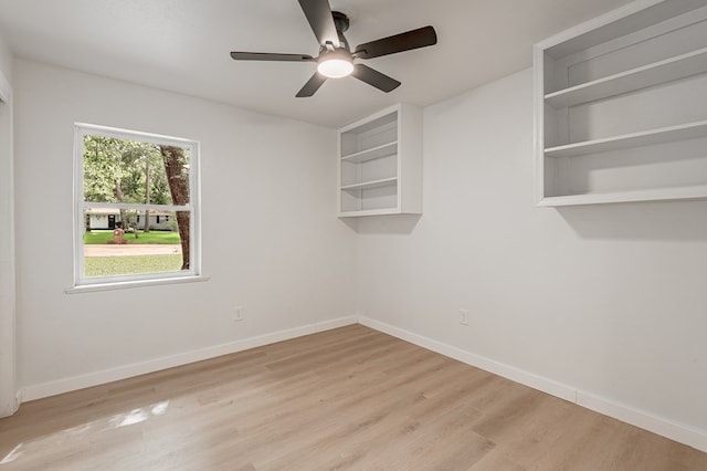 1311 Walnut Bend Dr, Lufkin, TX 75904 - spare room featuring wood finished floors and a ceiling fan