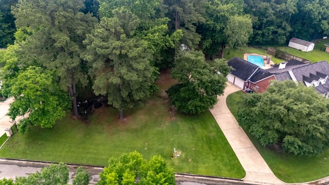 703 Shady Ln, Diboll, TX 75941 - bird's eye view