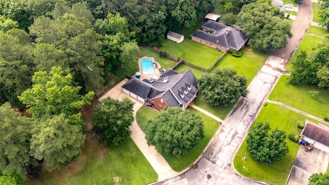 703 Shady Ln, Diboll, TX 75941 - bird's eye view