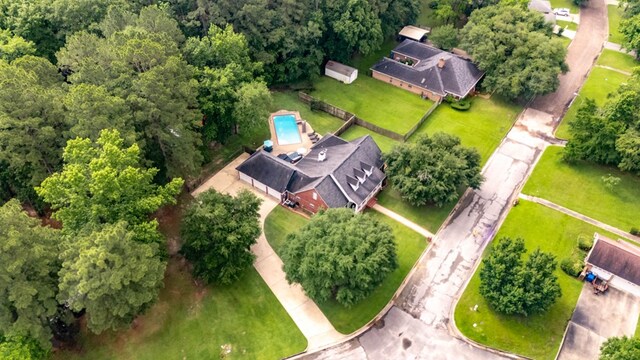 703 Shady Ln, Diboll, TX 75941 - bird's eye view