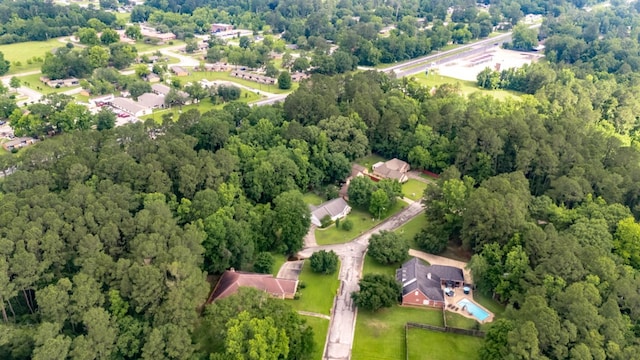 703 Shady Ln, Diboll, TX 75941 - aerial view of property's location with a heavily wooded area