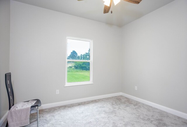 206 Shady Pnes, Lufkin, TX 75901 - unfurnished room with ceiling fan, carpet, and baseboards