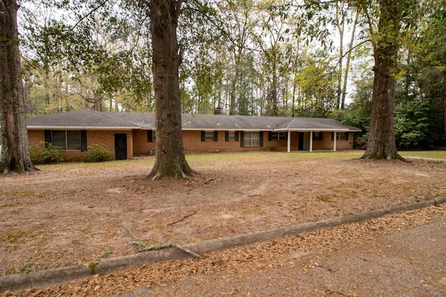 view of ranch-style house