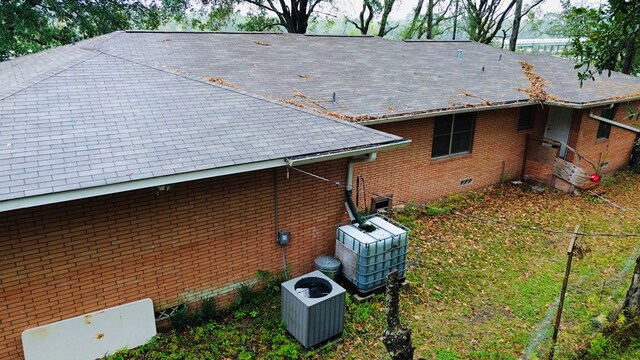 view of property exterior featuring cooling unit