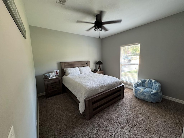 3640 Wingate Blvd, Brookeland, TX 75931 - bedroom featuring carpet floors and ceiling fan