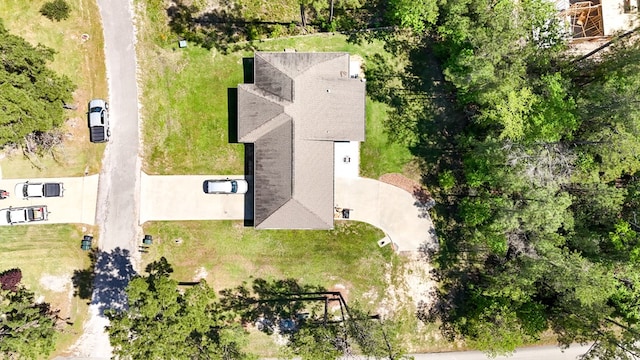3640 Wingate Blvd, Brookeland, TX 75931 - drone / aerial view