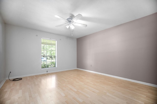 1308 Brook Holw, Lufkin, TX 75904 - unfurnished room with light wood-style flooring and ceiling fan