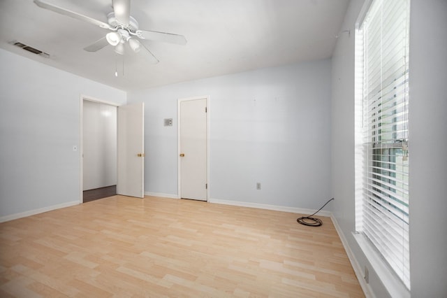 1308 Brook Holw, Lufkin, TX 75904 - unfurnished bedroom with light wood-type flooring and a ceiling fan