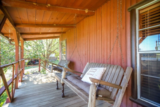 view of deck