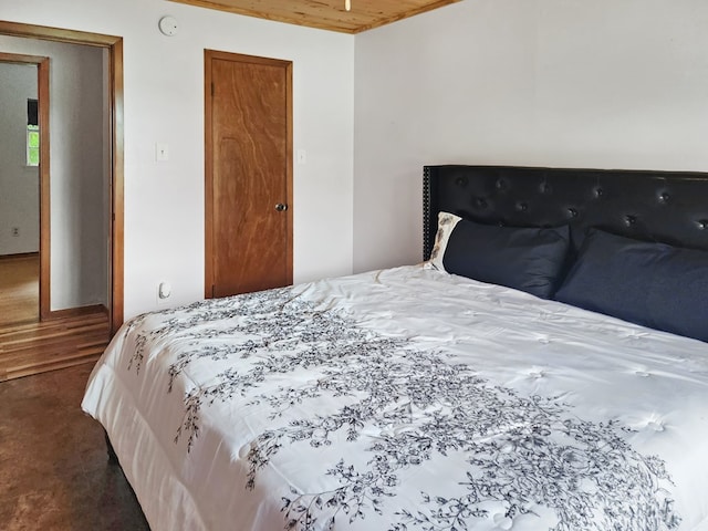 4296 US Highway 190 W, Jasper, TX 75951 - bedroom with wooden ceiling