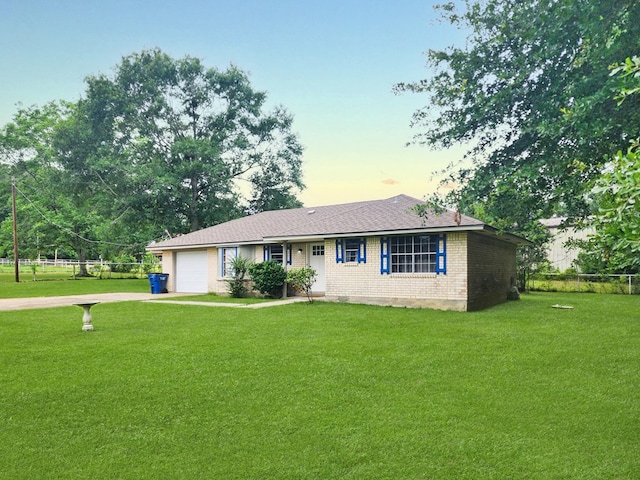 4296 US Highway 190 W, Jasper, TX 75951 - ranch-style home featuring driveway, a garage, and brick siding