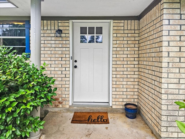 4296 US Highway 190 W, Jasper, TX 75951 - property entrance featuring brick siding
