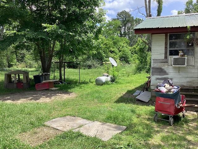 1734 Fm 82 W, Kirbyville, TX 75956 - view of green lawn with cooling unit