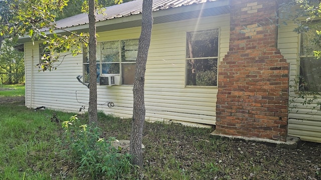 view of property exterior featuring cooling unit