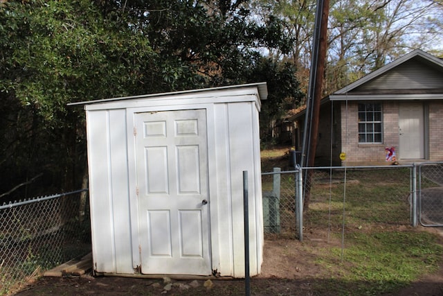 view of outdoor structure