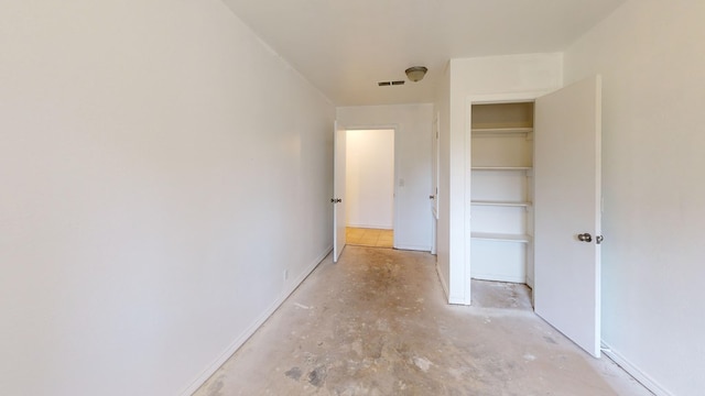 view of unfurnished bedroom