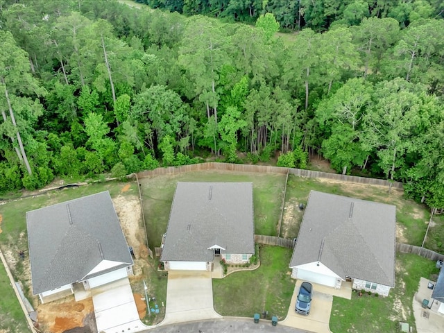 829 Village Gate Cir, Nacogdoches, TX 75961 - view from above of property featuring a heavily wooded area