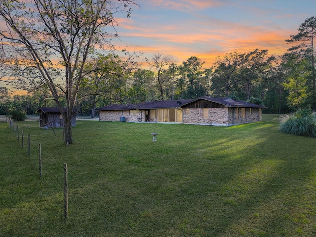 view of yard