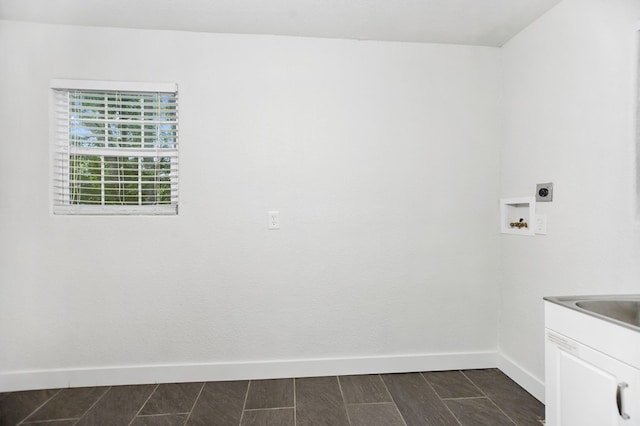 175 Weeks St, Lufkin, TX 75904 - washroom featuring cabinet space, hookup for an electric dryer, and washer hookup