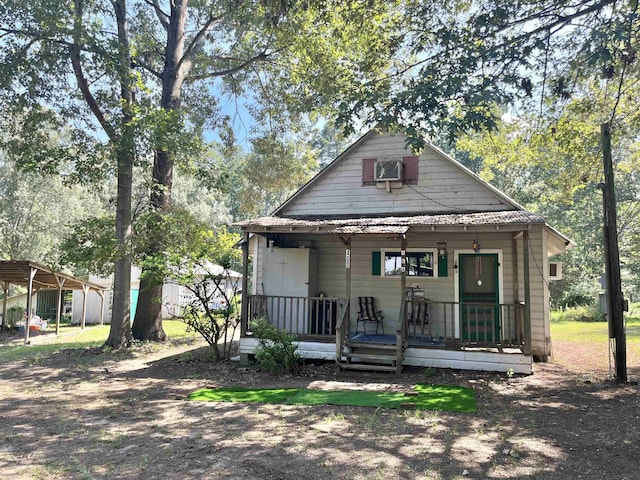 bungalow with covered porch