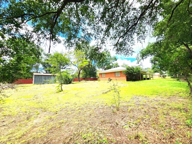 view of yard